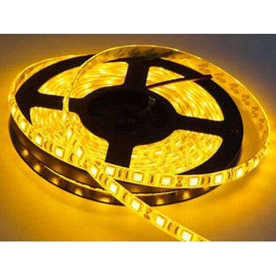 An Non Waterproof 5050 Yellow SMD LED Strip - 5 Meter