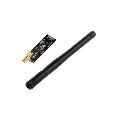 An NRF24L01 2.4GHz PA+LNA SMA Wireless Transceiver Module with Antenna