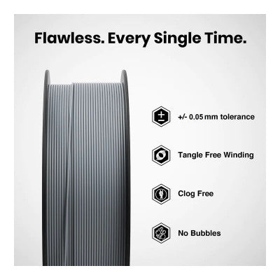 An Numaker ABS Filament- Light Grey- 1.75 mm/ 1 kg