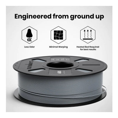 An Numaker ABS Filament- Light Grey- 1.75 mm/ 1 kg