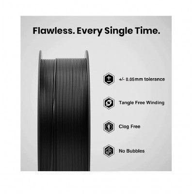 An Numaker ABS Filament- Pitch Black 1.75 mm/ 1 kg