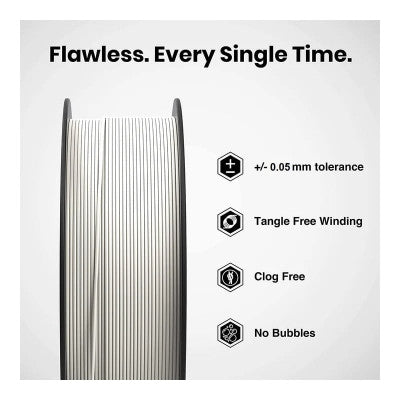 An Numaker ABS Filament- Pure White- 1.75 mm /1 kg