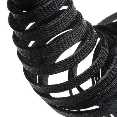 An Nylon 12mm Expandable Braided Sleeve for Wire Protection - 2M Length