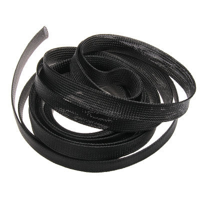 An Nylon 6mm Expandable Braided Sleeve for Wire Protection - 2M Length