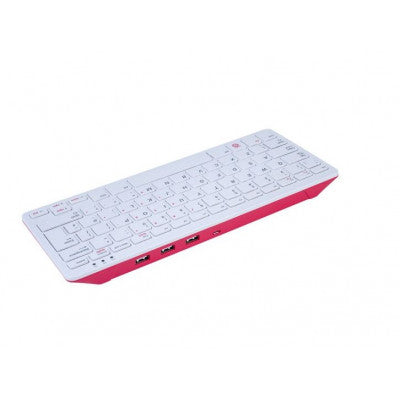 An Official Raspberry Pi Keyboard Red & White