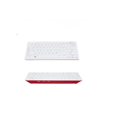 An Official Raspberry Pi Keyboard Red & White