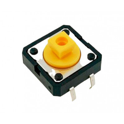 An OMRON 12x12x7.3mm Tactile 4 Pin Push Button Switch