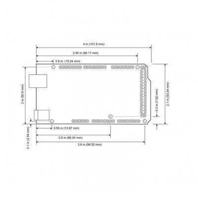 An Original Arduino Mega 2560 ATmega2560 MCU Rev3