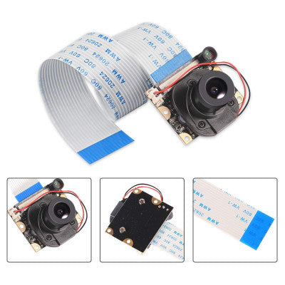An OV5647 5MP 1080P IR-Cut Camera for Raspberry Pi 3/4 with Automatic Day Night Mode