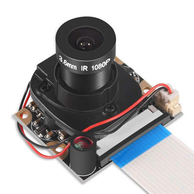 An OV5647 5MP 1080P IR-Cut Camera for Raspberry Pi 3/4 with Automatic Day Night Mode