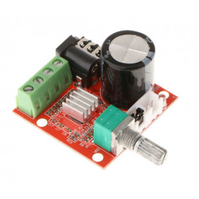 An PAM8610 Stereo Audio Amplifier Board with Switch Potentiometer