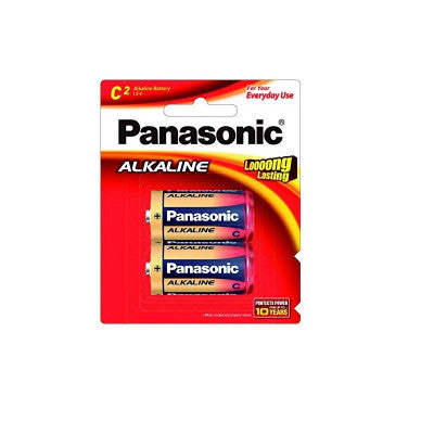 An Panasonic Alkaline C-Size Battery - Pack of 2 - LR-14T/2B