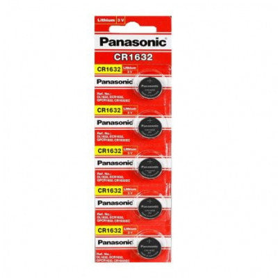 An Panasonic CR1632 3V Lithium Coin Battery-5Pcs.