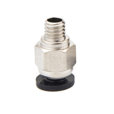 An PC4-M6 Pneumatic Push in Bowden Extruder for 4mm J-Head Fitting