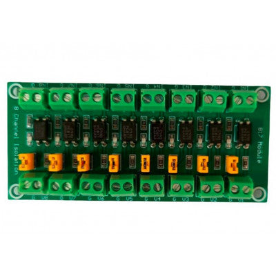 An PC817 8 Channel Optocoupler Isolation Module