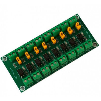 An PC817 8 Channel Optocoupler Isolation Module
