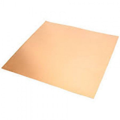 An 8X8 inches Glass Epoxy Double Sided Plain Copper Clad Board (PCB)