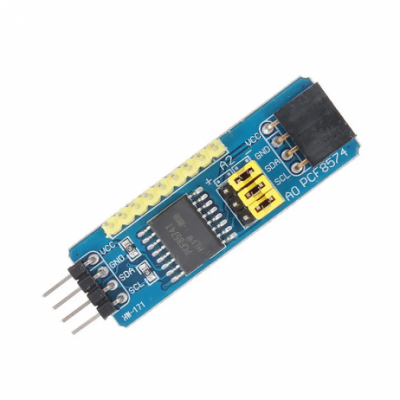 An PCF8574T I2C I/O Extension Board Module