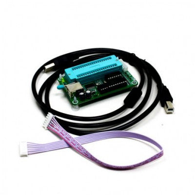 An PIC K150 USB Automatic Develop Microcontroller Programmer with ICSP Cable (Body width: 10 mm)