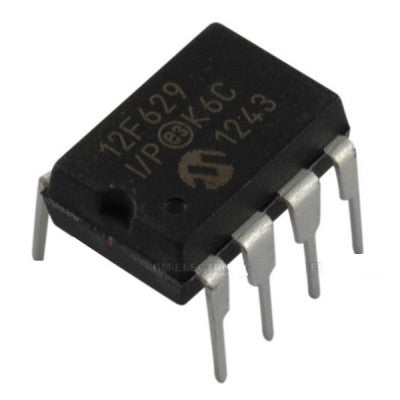 An PIC12F629 Microcontroller