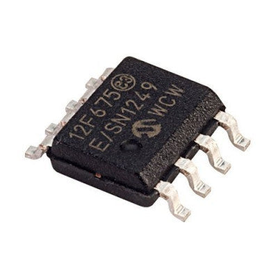 An PIC12F675 Microcontroller - (SMD Package)