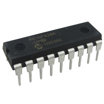 An PIC16F628A Microcontroller