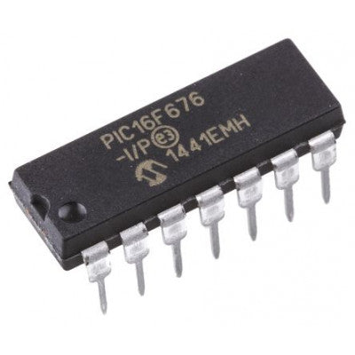 An PIC16F676 Microcontroller