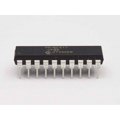 An PIC16F677 Microcontroller