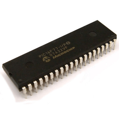 An PIC16F77 Microcontroller