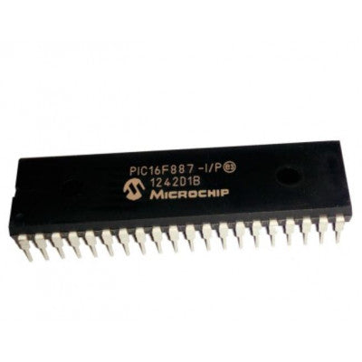An PIC16F887 Microcontroller