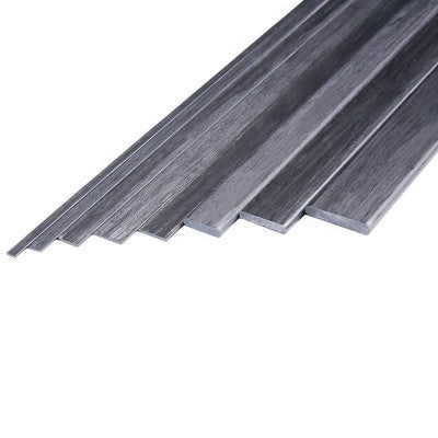 An Pultruded 12mm x 3mm x 1000mm Carbon Fiber Strip