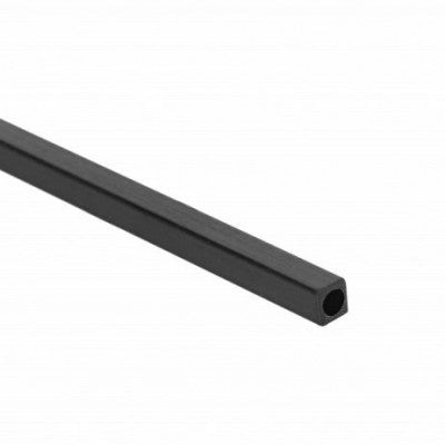 An Pultruded Square Carbon Hollow Fiber Tube 1.7 x 1.7mm(OD) x 1mm(ID) x 400mm(L)