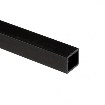 An Pultruded Square Carbon Hollow Fiber Tube 5x5mm(OD) x 3mm(ID) x 1000mm(L)