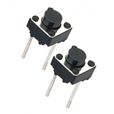 An Push Button Switch 2 Pin - 5mm - 2 Pieces Pack