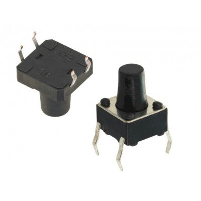 An Push Button Switch - 12mm - 4 pin - Tactile/Micro Switch - 10mm Height