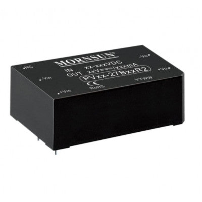 An PV15-27B15R2 Mornsun 100-1000V to 15V DC-DC Converter 15W Power Supply Module - Horizontal PCB Mounting Package