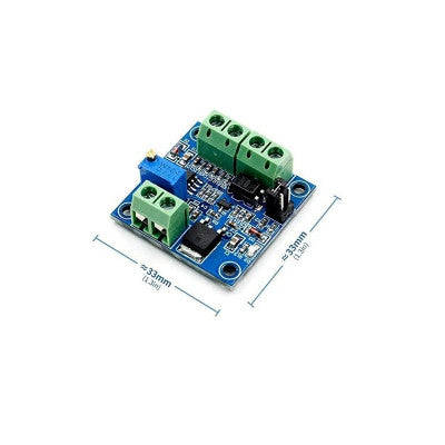 An PWM to Voltage 0-100% to-10V Converter Module
