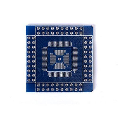 An QFN/ TQFN/ LQFP QFP 16-80 PIN Switch Over DIP Double-sided PCB Adapter