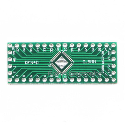An QFN32 QFN40 SMD to DIP Adapter PCB Board-2 Pieces Pack