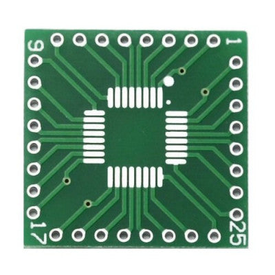 An QFP/TQFP/LQFP/FQFP/SOP/SSOP32 to DIP Adapter/ Breakout Board