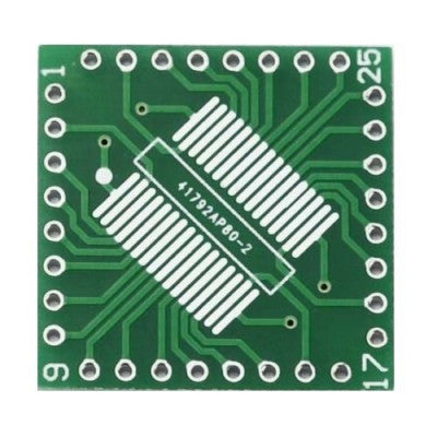 An QFP/TQFP/LQFP/FQFP/SOP/SSOP32 to DIP Adapter/ Breakout Board