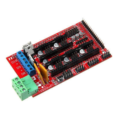 An RAMPS 1.4 3D Printer Controller Board Arduino Mega Shield