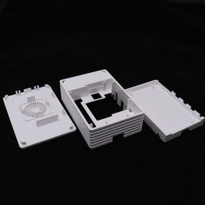 An Raspberry Pi 4B White Injection Molding Premium Case Supporting 3007 Fans