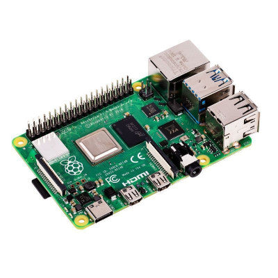 An Raspberry Pi 4 Model B with 1GB Ram Starter Kit