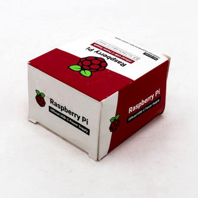 An Raspberry Pi Accessory, Raspberry Pi 4 Model B Official PSU, USB-C, 5.1V, 3A, UK Plug, White