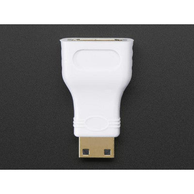 An Raspberry Pi Official Mini HDMI Male to HDMI Female Adapter