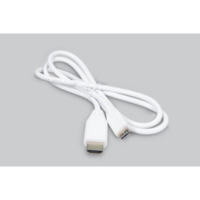 An Raspberry PI official Mini HDMI to Standard HDMI Cable - White
