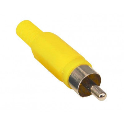 An RCA Plug - Male - Yellow Color