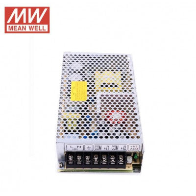 An RD-125A Mean Well SMPS 5V 7.7A  and 12V 7.7A - 130.9W Dual Output Metal Power Supply