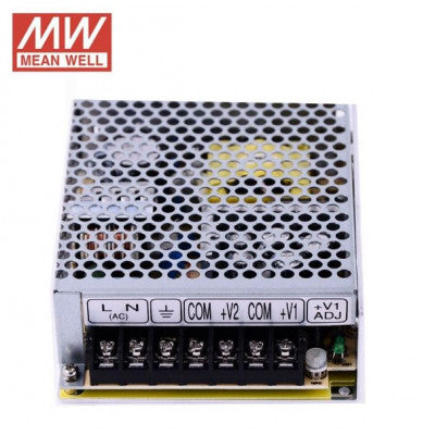 An RD-65B Mean Well SMPS 5V 4A  and 24V 2A - 68W Dual Output Metal Power Supply